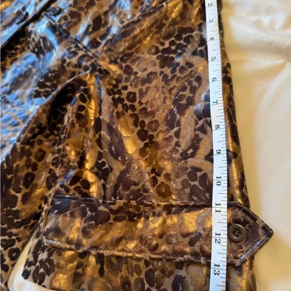 Mark Zunino Leopard Print Button Down Shirt Size M - Picture 8 of 9